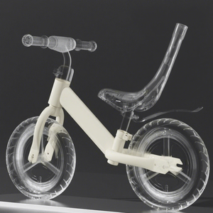 Kymyda Kids Balance Bike 12 Inch High Carbon Steel <b>Frame</b> No Pedal for 4-6 Years Old - Product Image 1