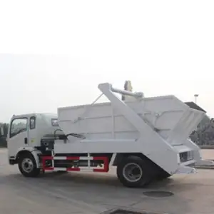 Three wheel rechargeable garbage bin lift truck Urban garbage collection transfer vehicle Electric Sanitation car