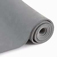 Suede noir Micro-Suede Headliner tissu mousse support antistatique automobile/maison remplacement/réparation matériel non tissé techniques