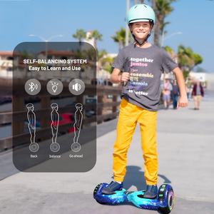 Patineta Eléctrica Hoverboard Unisex de Autoequilibrio de <span class=keywords><strong>6.5</strong></span> Pulgadas y 24V con Luces LED y Batería Inteligente <span class=keywords><strong>Bluetooth</strong></span> con Dos Ruedas - Product Image 5