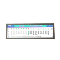 Écran de barre LCD graphique à prix direct d'usine écran étiré moniteur Ultra large pour les informations sur les bus multilignes