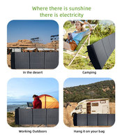 Kit de panneau solaire pliable portable ETFE étanche pour la maison en plein air 100w 120w 160w 200w 240w 300w 400w chargeur pour le camping en plein air
