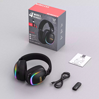 Casque de jeu sans fil ONIKUMA GT805 à 4 modes, son haute fidélité, longue durée de vie de la batterie, RGB