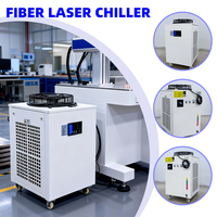 Refroidisseur d'eau pour laser à fibre Blue Penguin JLFL-4000 4kW 380V triphasé refroidi par air pour machine de découpe laser sans tour de refroidissement mobile