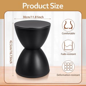 Fondo piatto Design colorato <span class=keywords><strong>rotondo</strong></span> divano in <span class=keywords><strong>plastica</strong></span> End tavolo per bagno balcone piccolo spazio - Product Image 3