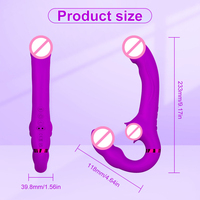 Vibromasseur sans fil en silicone à triple tête, 10 modes de vibration, accès au point G, rechargeable par USB, étanche