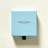 Boîte de rangement de bijoux de luxe personnalisée avec logo, vente en gros, pour boucles d'oreilles, bracelets, colliers, bagues, en carton avec tiroir coulissant et encre de soja