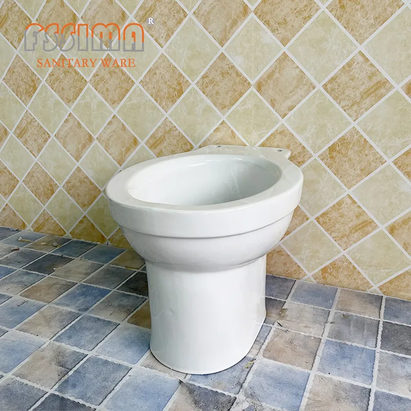 Philippines cheaper flushing Method Wc Toilet Elongated Sit Squat Syphonic Washdwon hand wash toilet