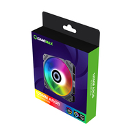 Ventilateur de refroidissement pour PC GAMEMAX FN-12Rainbow-C9 ARGB 120 mm, boîtier d'ordinateur 1250 ARGB 12V Gaming 3 broches 4 broches