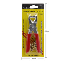 Pince à œillets métalliques de 6 pouces 4 mm avec œillets, pince à œillets métalliques dorés, pince à œillets, poinçon pour tissu, cuir