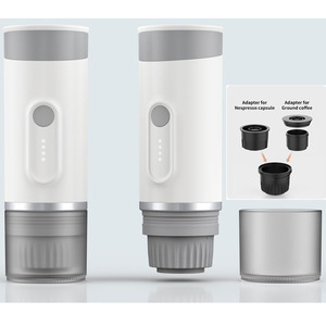 Nuova Macchina da Caffè Espresso Portatile Ricaricabile 2 in 1 da 15 bar per Cappuccino e <span class=keywords><strong>Latte</strong></span> con Montalatte - Product Image 1