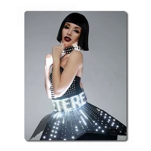 <span class=keywords><strong>Trajes</strong></span> de Actuación Iluminados con LED, Faldas Coloridas Programables, Logotipos Personalizados para Eventos Comerciales, Música Electrónica - Product Image 2