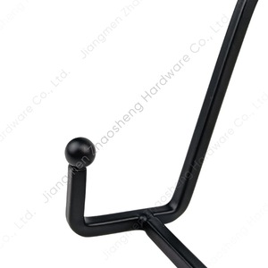 Soporte de metal hecho a medida para placas, soporte de exhibición de hierro forjado negro para fotos, pinturas al óleo, caballete STR-1037-HY - Product Image 1