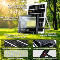 Projecteur LED carré 40W-800W en gros, IP65 ABS, pour jardin et aménagement paysager, éclairage solaire extérieur étanche