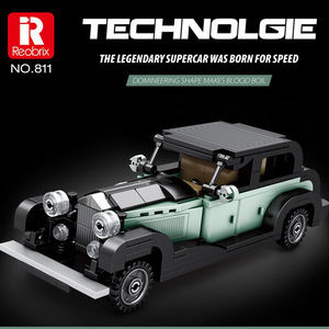 LITER Model Eight Block Car 811 Classic Car Building Blocks Educational Toy For Boys Gift - Product Image 3