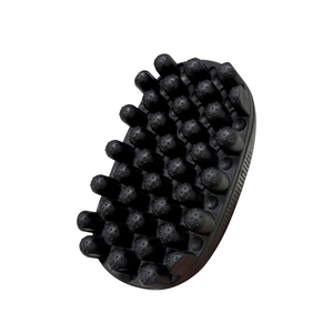 Outil de coiffure avec poignée en caoutchouc Afro adapté à la brosse éponge grande taille lavable portable durable pour hommes - Product Image 1