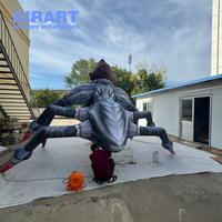Ballon gonflable personnalisé en forme d'araignée de fer pour décorations d'Halloween, monstre gonflable à jambes spéciales pour pelouse