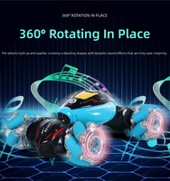 Voiture RC 4x4 à détection gestuelle avec fonction de torsion, haute performance tout-terrain, télécommande 50m, contrôle 4 canaux, utilisation intérieure-extérieure, chargeur inclus