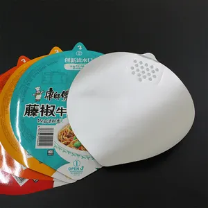 Hot Selling Pour Water Peelable Aluminiumfolie Laminering Film Instant Noodle Deksel Film