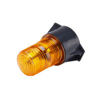 SENKEN LL126-2 10V-110V DC Lampe de signalisation LED ambre clignotante pour camion, chariot élévateur et avertissement d'urgence