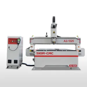 4*8ft CNC Router A2-1325 Woodworking Machinery With Pure Servo Motor For Wood Cutting And Engraving