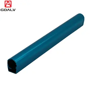 Quá trình oxy hóa phun cát axit khắc 6063 anodize khung màu đen các bộ phận khung phần nhôm hồ sơ cho đồ nội thất