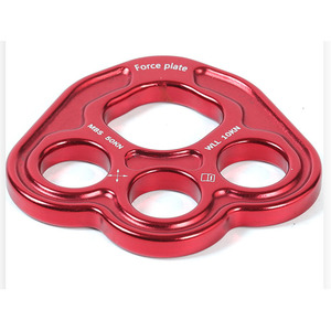 Anclaje de placa de distribución de fuerza de cuatro orificios para exteriores de 50KN para escalada de montaña, expansión de cuerda de aventura, Camping, senderismo - Product Image 4