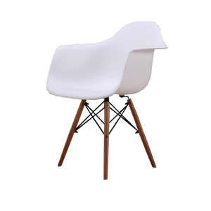 Caliente Vender casa <span class=keywords><strong>muebles</strong></span> producto reposabrazos sillas de plástico con patas de madera - Product Image 3