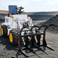 Minicargadora de Alta Calidad de 400 Kg - 500 Kg, Cargadora Eléctrica Pequeña de 0.5 Toneladas, 1 Tonelada, 2 Toneladas, Precio de Proveedor