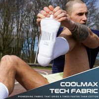 DESIGN GRATUIT & MOCK-UP Chaussette de sport professionnelle Chaussette de tube de course à pied personnalisée Chaussettes de sport de compression unisexes