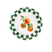 MUW Bestwares OEM Custom Blue Sea Turtle Octopus A5 Shatterproof Tray Plates Bowls Restaurant Melamine Dinnerware Set