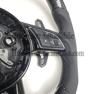Nuevo Producto: Volante de Fibra de Carbono con Cuero Perforado para Modelos Audi A3 A4 A4L A5 A7L A8 Q5 Q7 B9 A6 R8 TT - Product Image 6