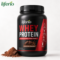 Liferio OEM/ODM Nutrition pour Poudre de Protéine de Lactosérum 100% pour Adultes - Compléments Nutritionnels Sportifs par Séance d'Entraînement