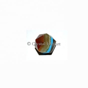 Proveedor de Cristales Icosaédricos con Conexión de Chakra, Piedras de Chakra para Decoración del Hogar con Temática de Mascotas, Estilo 50-70mm 100-200g - Product Image 1