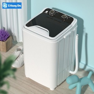 Z Kang Da Mini Washing Machine 415x400x660mm Semi Automatic Electric Plastic Housing Convenient Household Use - Product Image 1
