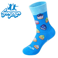 Chaussettes Jacquard à Motifs Fruités et Alimentaires pour Hommes, Personnalisées en Usine, Nouveauté, Vente en Gros, Chaussettes Drôles et Fantaisie