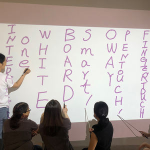 Pizarra Blanca Portátil, Dispositivo de Escritura en Pared, Pizarra Interactiva con Lápiz Puntero para la Enseñanza Escolar - Product Image 5