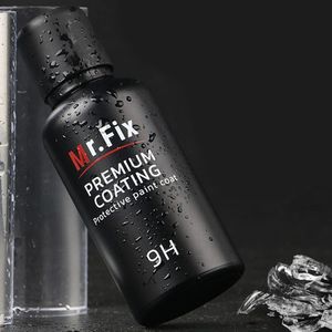 ชุดเคลือบเซรามิก2PC30ml นายฟิกซ์9ชม. สีทาเล็บคริสตัลเหลวความหนาแน่นสูงเคลือบกระจก<span class=keywords><strong>รถ</strong></span>ยนต์ไม่ชอบน้ำเป็นพิเศษดูแลรักษารถยนต์ - Product Image 2