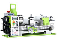Tour à métaux NU210E 400 mm avec moteur sans balais 1100 W pour usage scolaire et atelier de loisirs