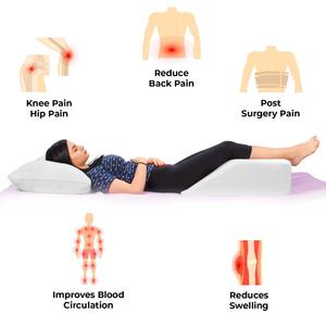2019 nuevo elevado apoyo tela de poliéster <span class=keywords><strong>3</strong></span>.5kgs upportive elevar resto piernas almohada de cuña - Product Image 1