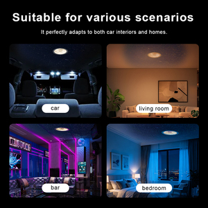 Proyector de Luz de Estrellas con Efectos de Galaxia de Alta Definición, 2 Modos, Proyector de Cielo Estrellado, Luz Nocturna, Lente de Vidrio + Película, Proyector USB - Product Image 5