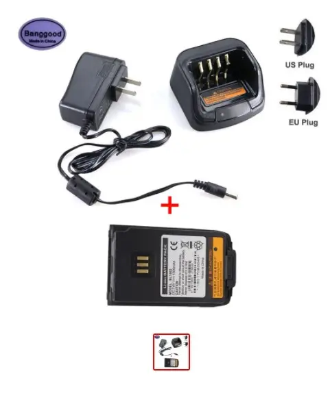 Masaüstü Dock AC şarj aleti + BL-2503 BL2503 7.4V 3000mAh Li-ion pil için PD780 PD780G PD600 PD660 PD680 PD700 PD705 radyo