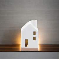 Maison en céramique avec lumière LED nouveau design céramique automne et décoration quotidienne Noël autres décorations pour la maison
