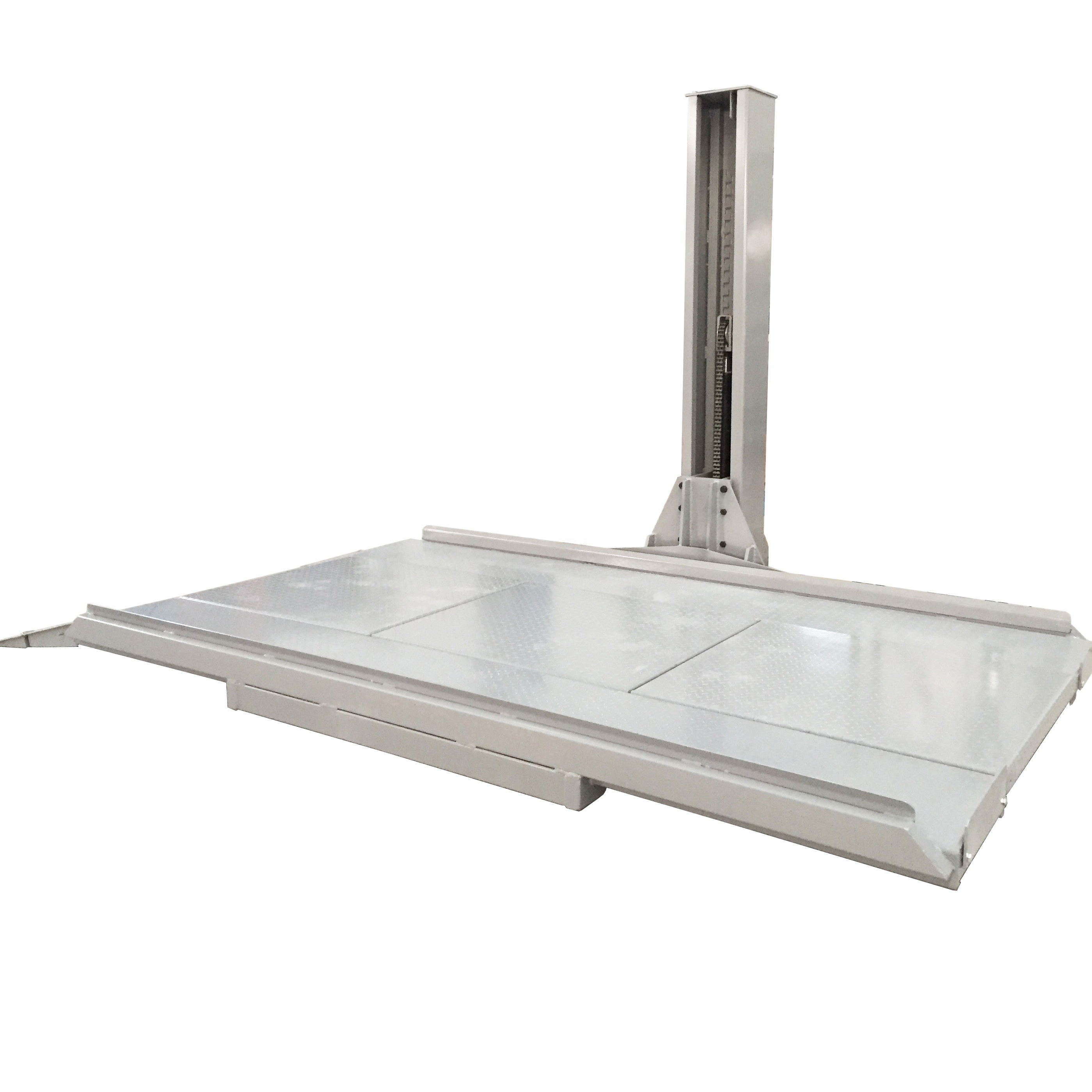 2 уровня Единичная Опора гидравлический автомобильный парковочный подъемный механизм предварительно окрашенная оцинкованная сталь) с низкой ценой