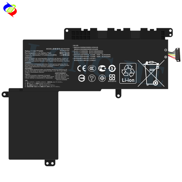 New Genuine Original B31N1629 11.52V 42Wh 3653mAh Laptop Battery for ASUS E203 E203 MAH E203NAH Notebook