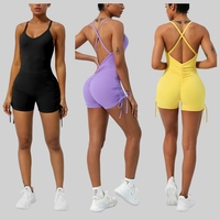 Combinaison de sport YNSEA, short de sport à effet push-up, body sculptant, vêtements de sport, short de yoga pour femmes, combinaisons de fitness