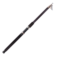 Canne à pêche télescopique en fibre de verre 2.5X-TLS 4.5m 8 sections, action rapide, durable pour la pêche à la perche, à la truite, au brochet, au surf et en eau salée