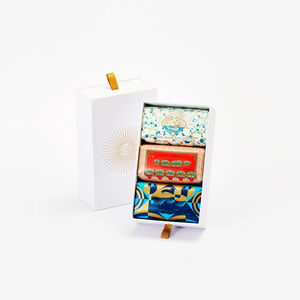 Mini Caja de Regalo para Jabón Artesanal Redondo, Embalaje Ecológico de Cartón y Papel para Jabones - Product Image 2