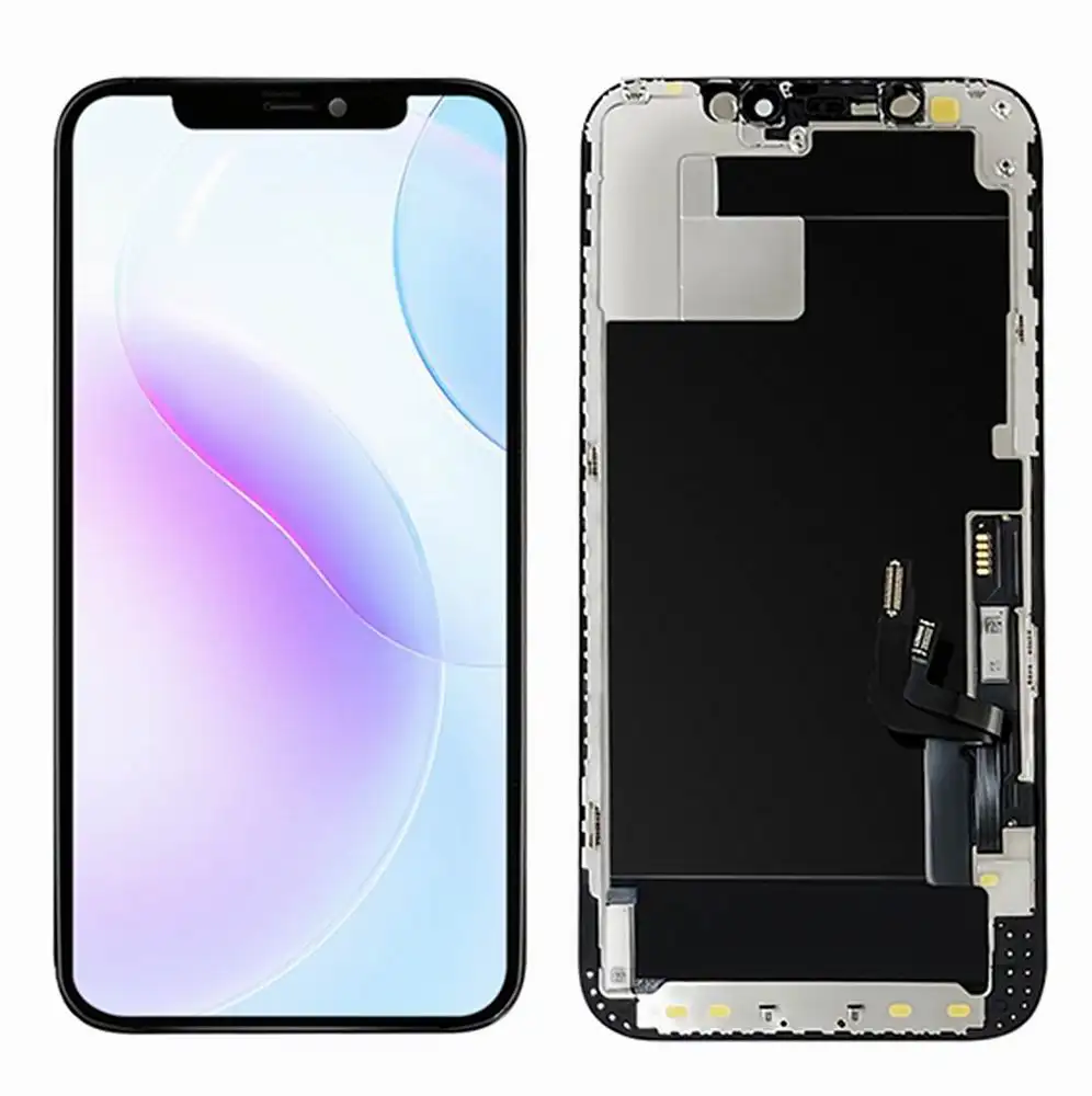 Layar OLED LCD ponsel tampilan sentuh, layar OLED LCD untuk iPhone 11 12