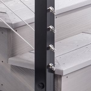 Tendeur de garde-corps de câble <span class=keywords><strong>en</strong></span> acier inoxydable Tendeur de câble métallique Offre Spéciale Kits de garde-corps de câble Matériel de tension de câble - Product Image 6